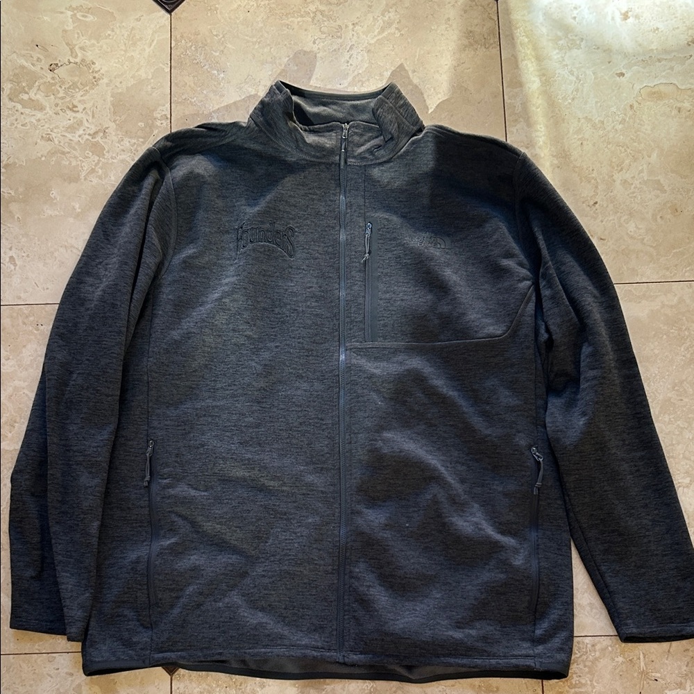 The North Face Heather Gray Logo Jacket